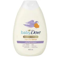 Baby Dove Sensitive Skin Care Night Time Lotion Calming Moisture 400ml