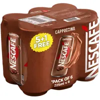Nescafe Ready To Drink Cappuccino Iced Coffee 225mlx6 Pieces