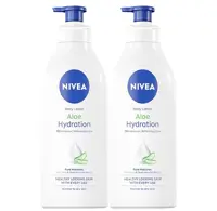 Nivea Body Lotion Aloe & Hydration 400mlx2 Pieces