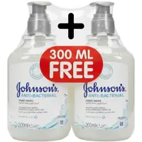 Johnson's Hand Wash Anti-Bacterial Assorted 500ml + 300ml Free