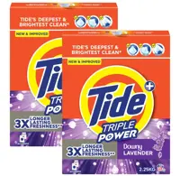 Tide Triple Power 3x Longer Lasting Freshness Downy Lavender 2.25kgx2 Pieces
