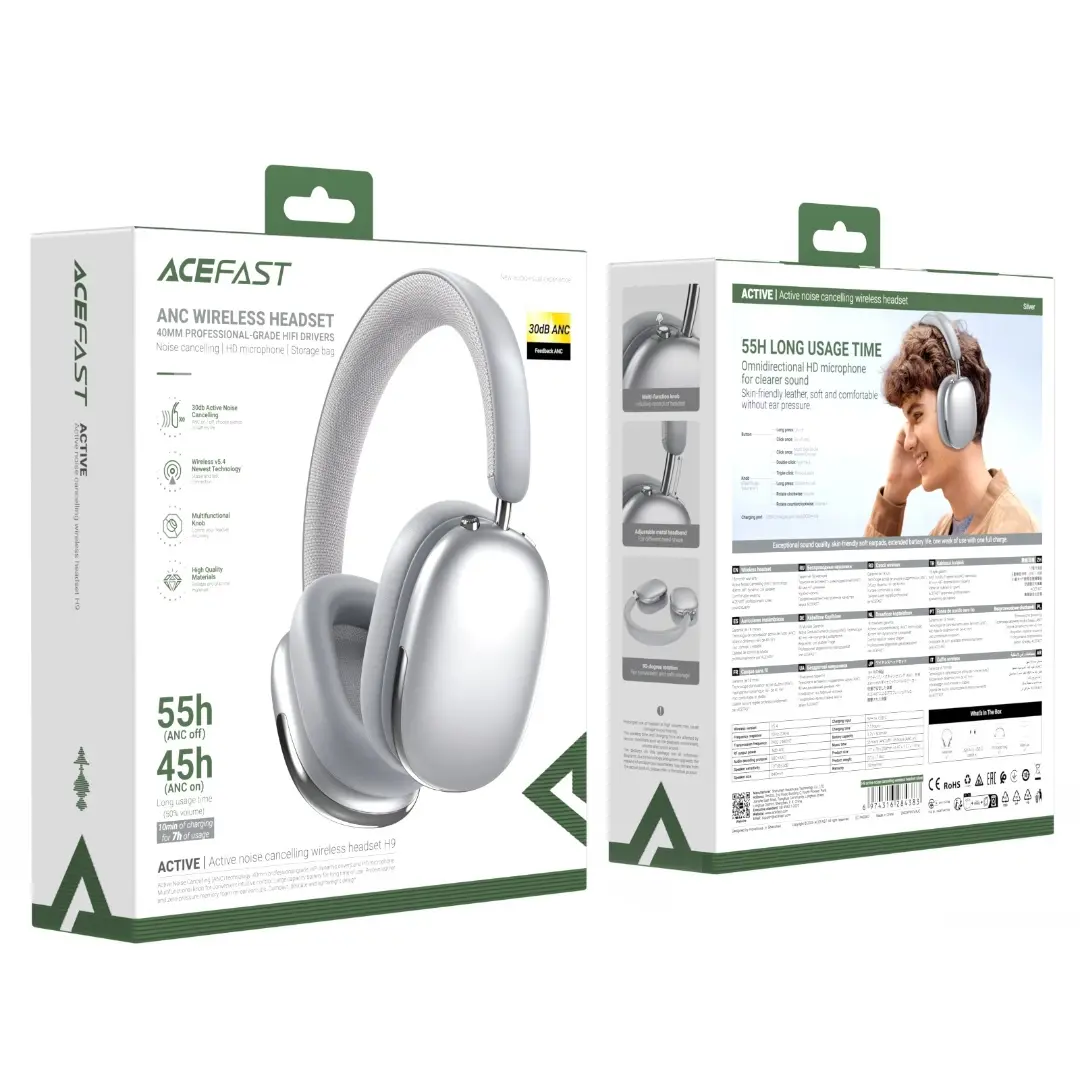 Acefast Headphones – Silver price comparison Qatar – cheapest at Al Meera