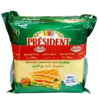 President Cheese Chdr Sandwich 200gx2 Pieces