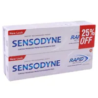 Sensodyne Rapid Action Whitening Toothpaste 75mlx2 Pieces
