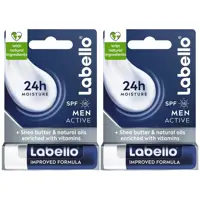 Labello Men Lip Balm Shea Butter & Natural Oil 4.8gx2 Pieces