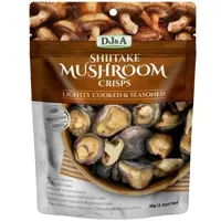 Dj&A Shitake Mushroom Crisps Lightly Cooked & Seasoned 30g