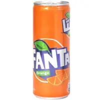 Fanta Soft Drink With Orange Flavored 250ml