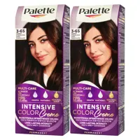 Palette 3-65 Dark Chocolate Multi-Care Intensive Hair Color Crème 2 Pieces