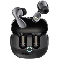 Promate High Defination Hybrid Anc True Wireless Stereo Earbuds With Intellitouch Control Black