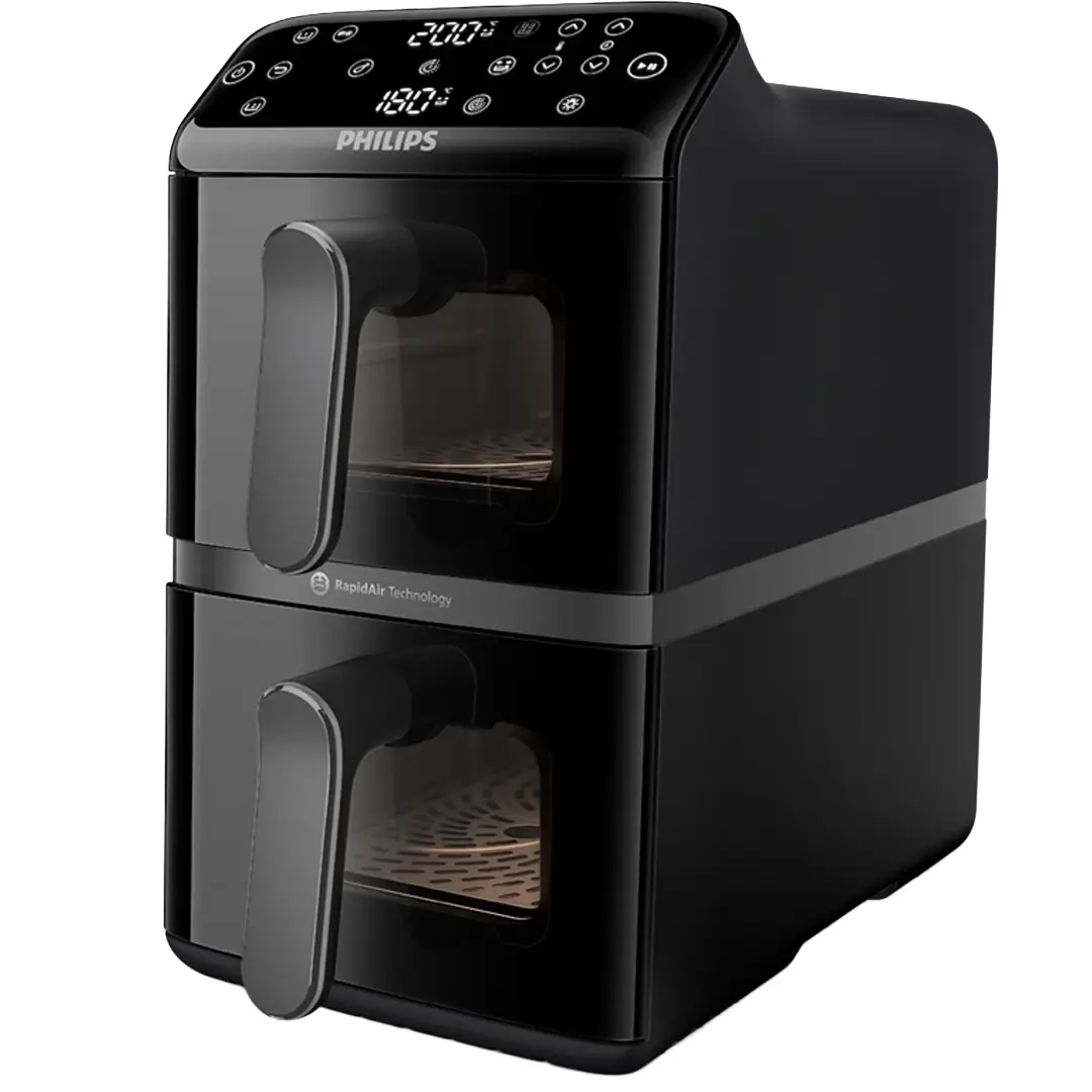 Philips 4000 Series Stacked Dual Basket Airfryer NA460/09 price comparison Qatar – cheapest at Al Meera